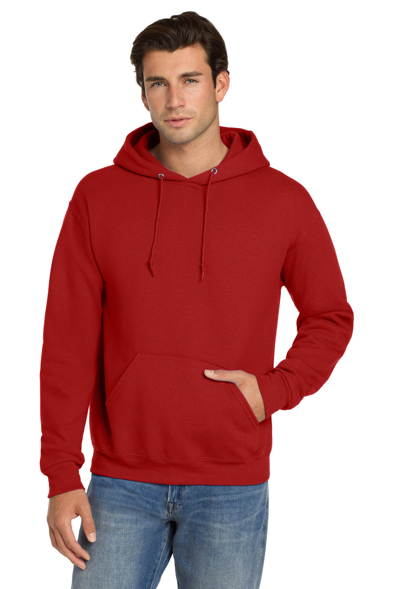 Jerzees Super Sweats NuBlend - Pullover Hooded Sweatshirt - True Red