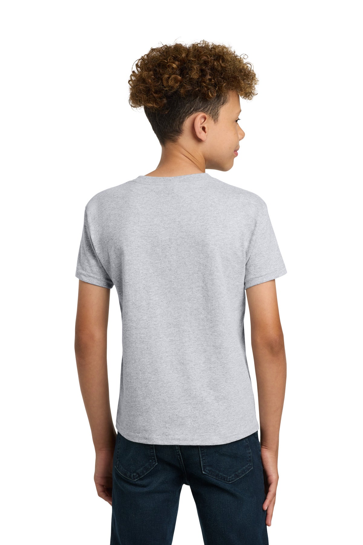 Gildan - Youth  Heavy Cotton 100% Cotton T-Shirt - Ash
