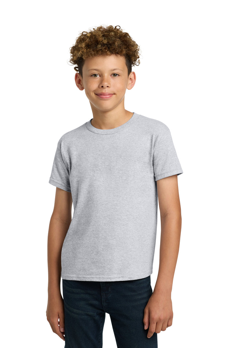 Gildan - Youth  Heavy Cotton 100% Cotton T-Shirt - Ash