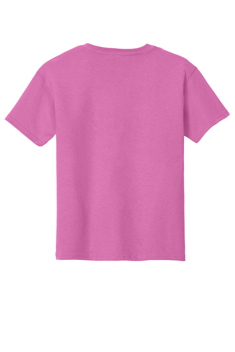 Gildan - Youth  Heavy Cotton 100% Cotton T-Shirt - Azalea