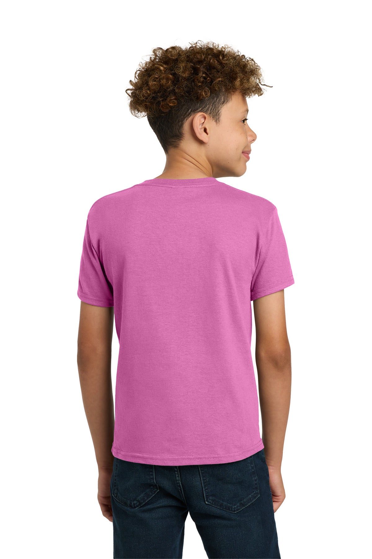 Gildan - Youth  Heavy Cotton 100% Cotton T-Shirt - Azalea