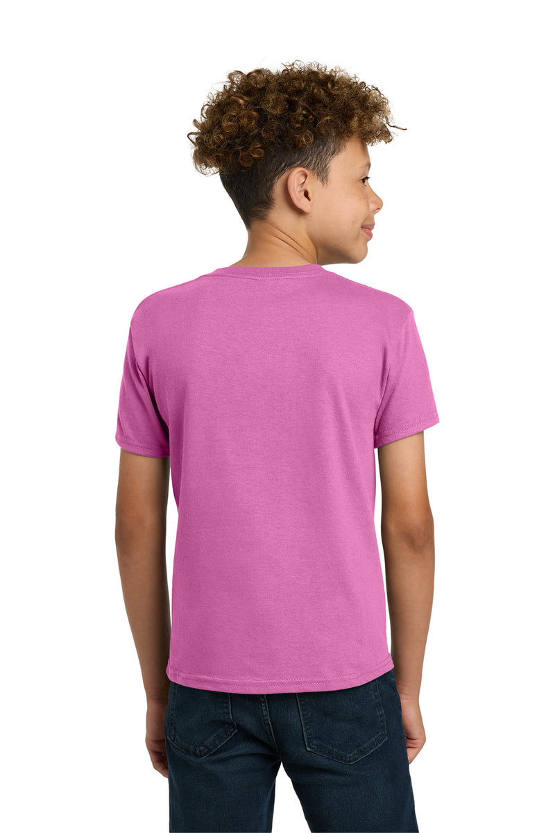 Gildan - Youth  Heavy Cotton 100% Cotton T-Shirt - Azalea