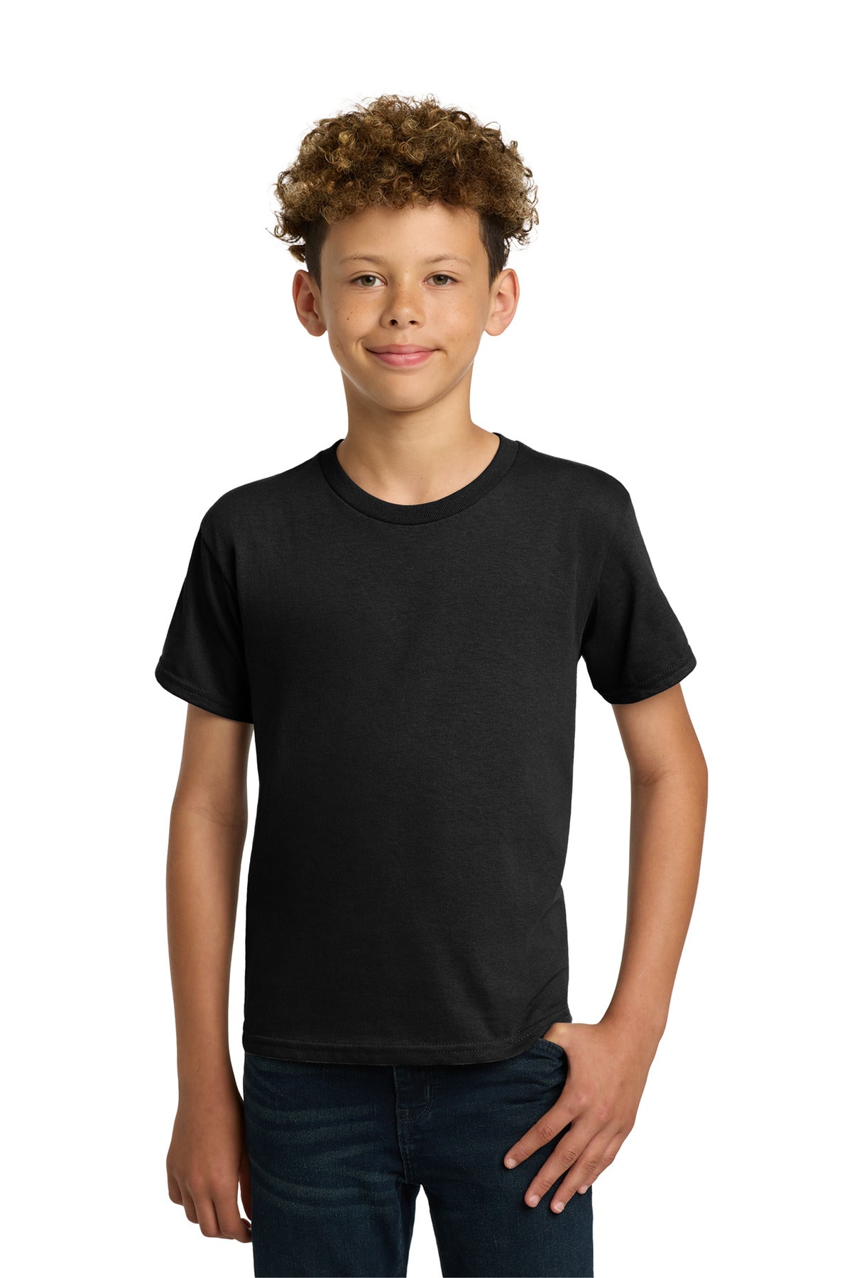 Gildan - Youth  Heavy Cotton 100% Cotton T-Shirt - Black