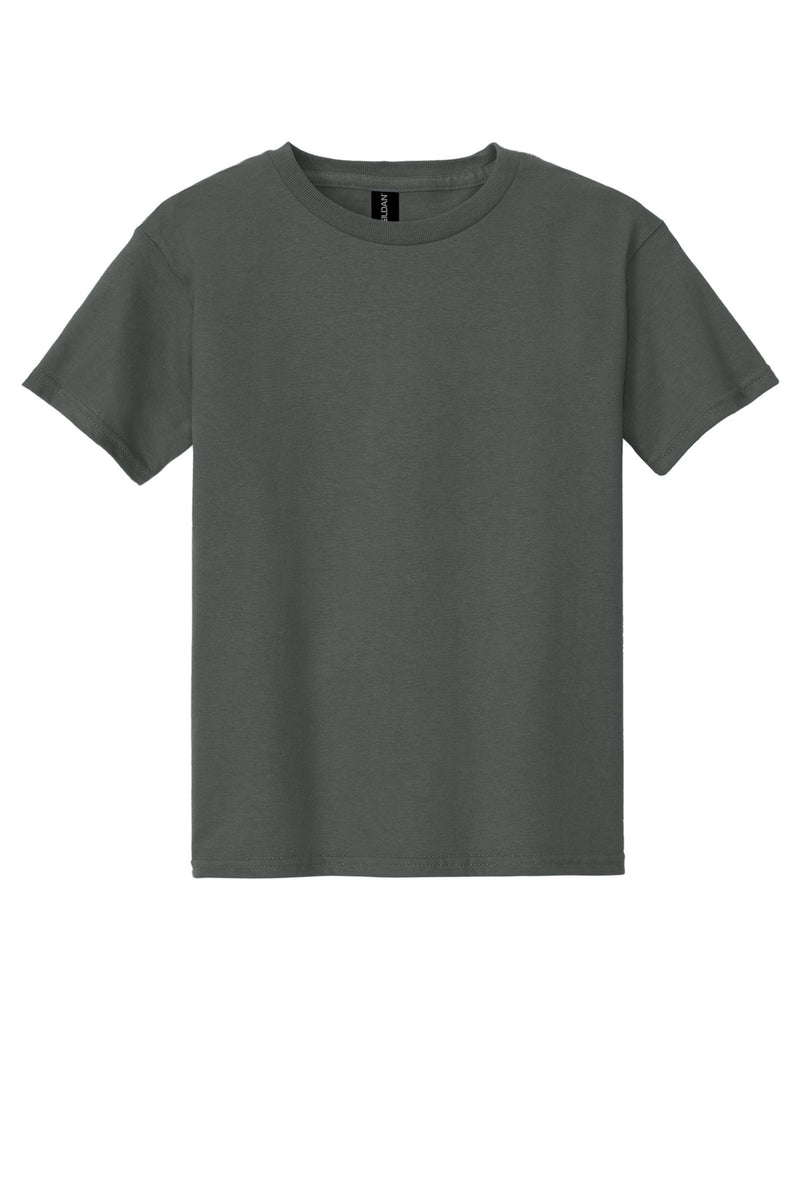 Gildan - Youth  Heavy Cotton 100% Cotton T-Shirt - Charcoal