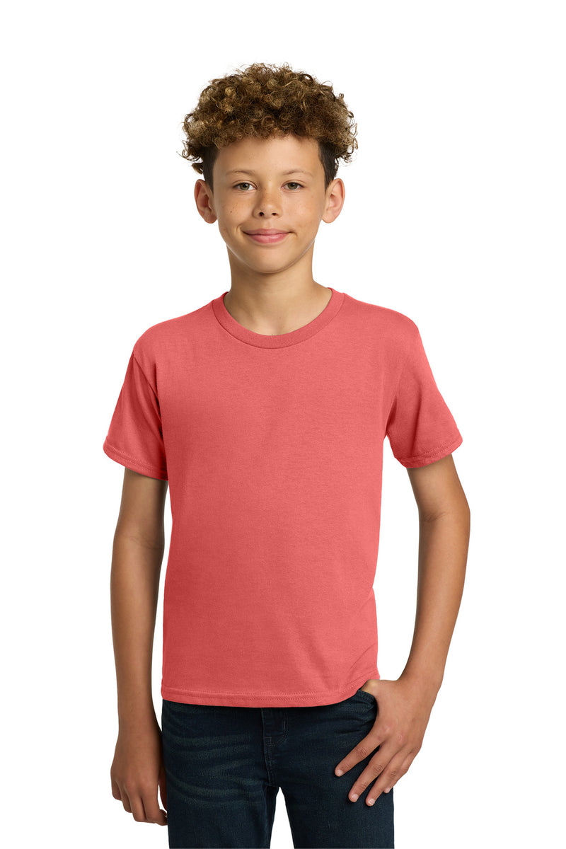 Gildan - Youth  Heavy Cotton 100% Cotton T-Shirt - Coral Silk