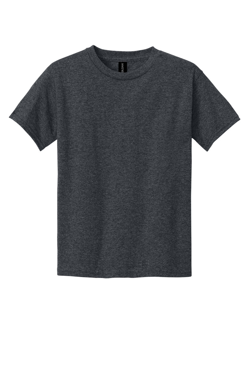 Gildan - Youth  Heavy Cotton 100% Cotton T-Shirt - Dark Heather