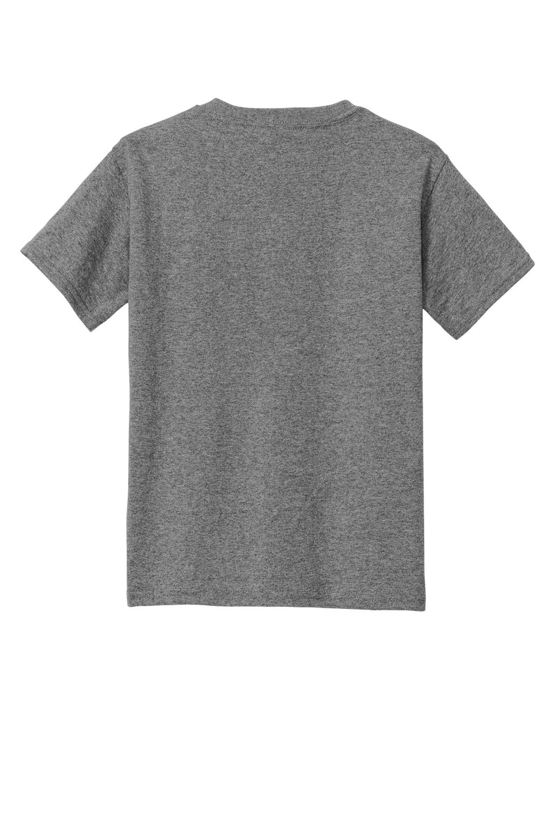 Gildan - Youth  Heavy Cotton 100% Cotton T-Shirt - Graphite Heather