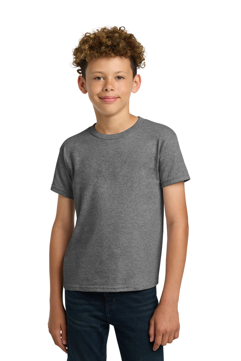 Gildan - Youth  Heavy Cotton 100% Cotton T-Shirt - Graphite Heather