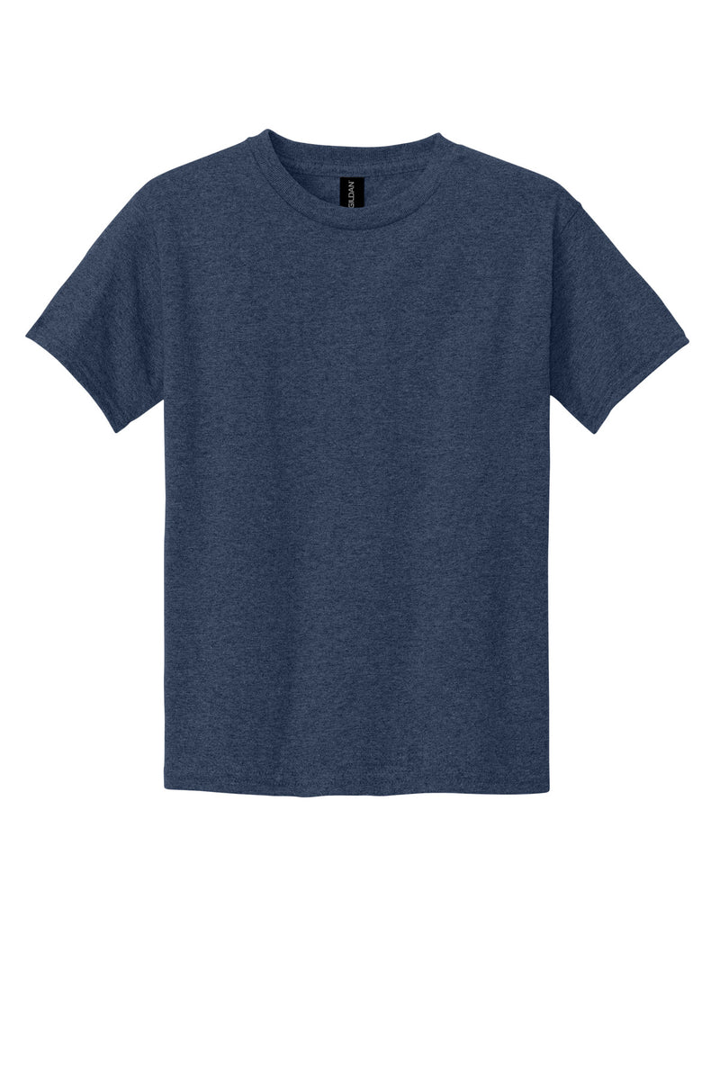 Gildan - Youth  Heavy Cotton 100% Cotton T-Shirt - Heather Navy