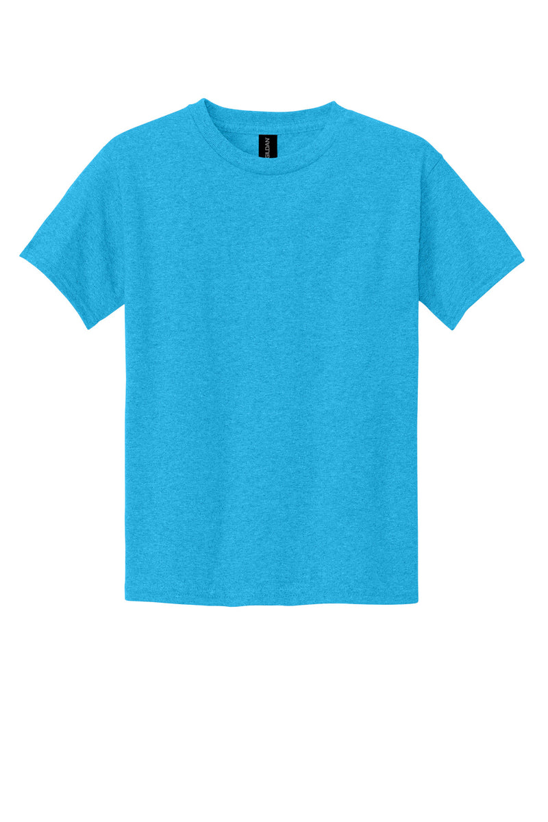 Gildan - Youth  Heavy Cotton 100% Cotton T-Shirt - Heather Sapphire