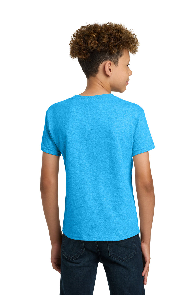 Gildan - Youth  Heavy Cotton 100% Cotton T-Shirt - Heather Sapphire