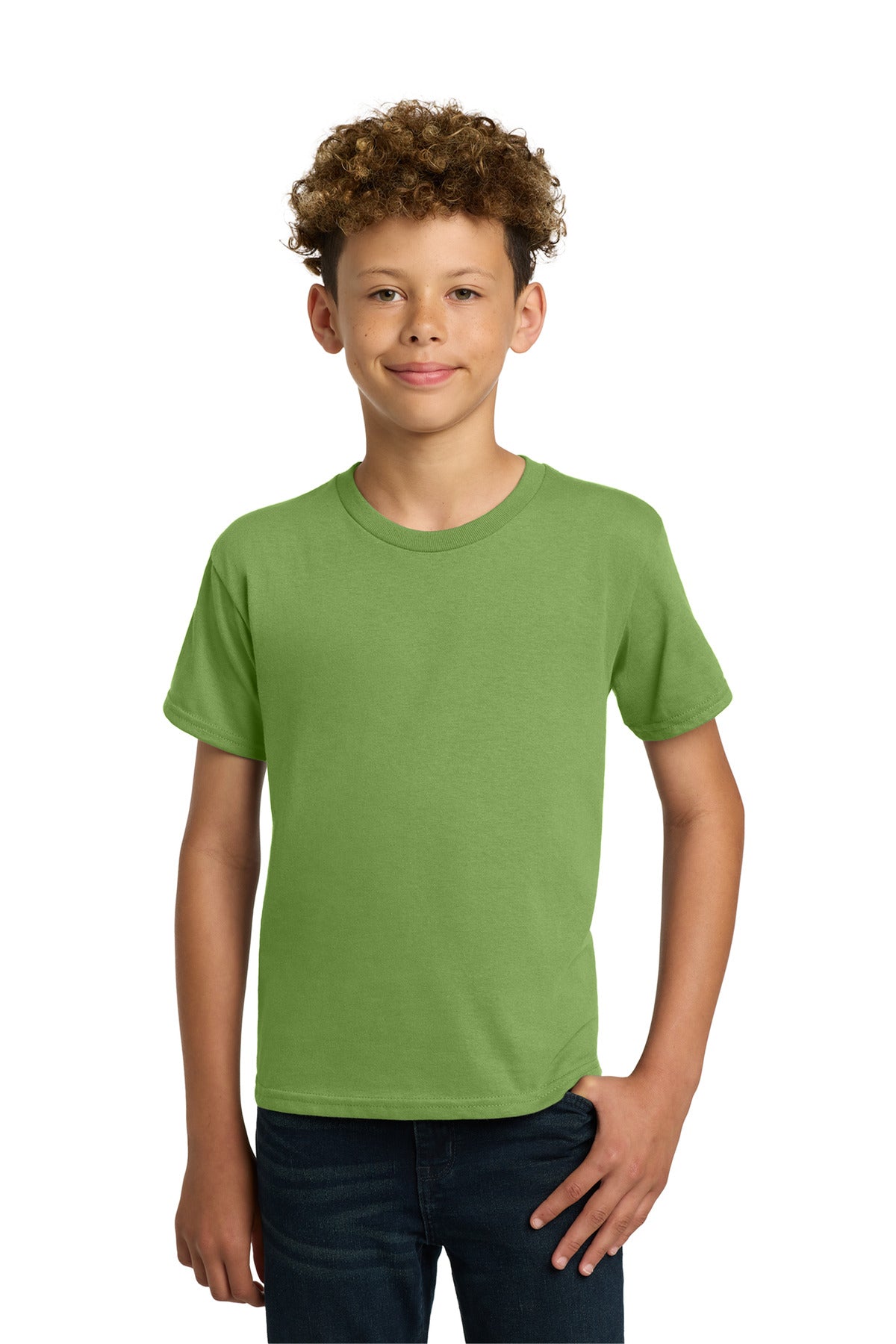 Gildan - Youth  Heavy Cotton 100% Cotton T-Shirt - Kiwi