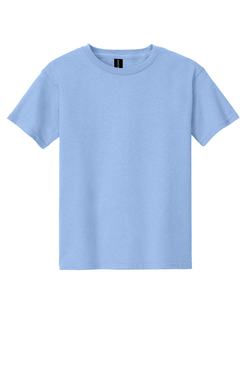 Gildan - Youth  Heavy Cotton 100% Cotton T-Shirt - Light Blue