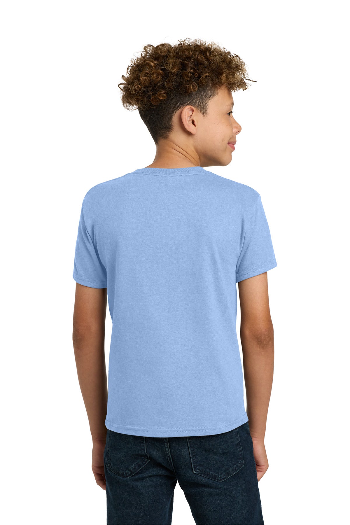 Gildan - Youth  Heavy Cotton 100% Cotton T-Shirt - Light Blue