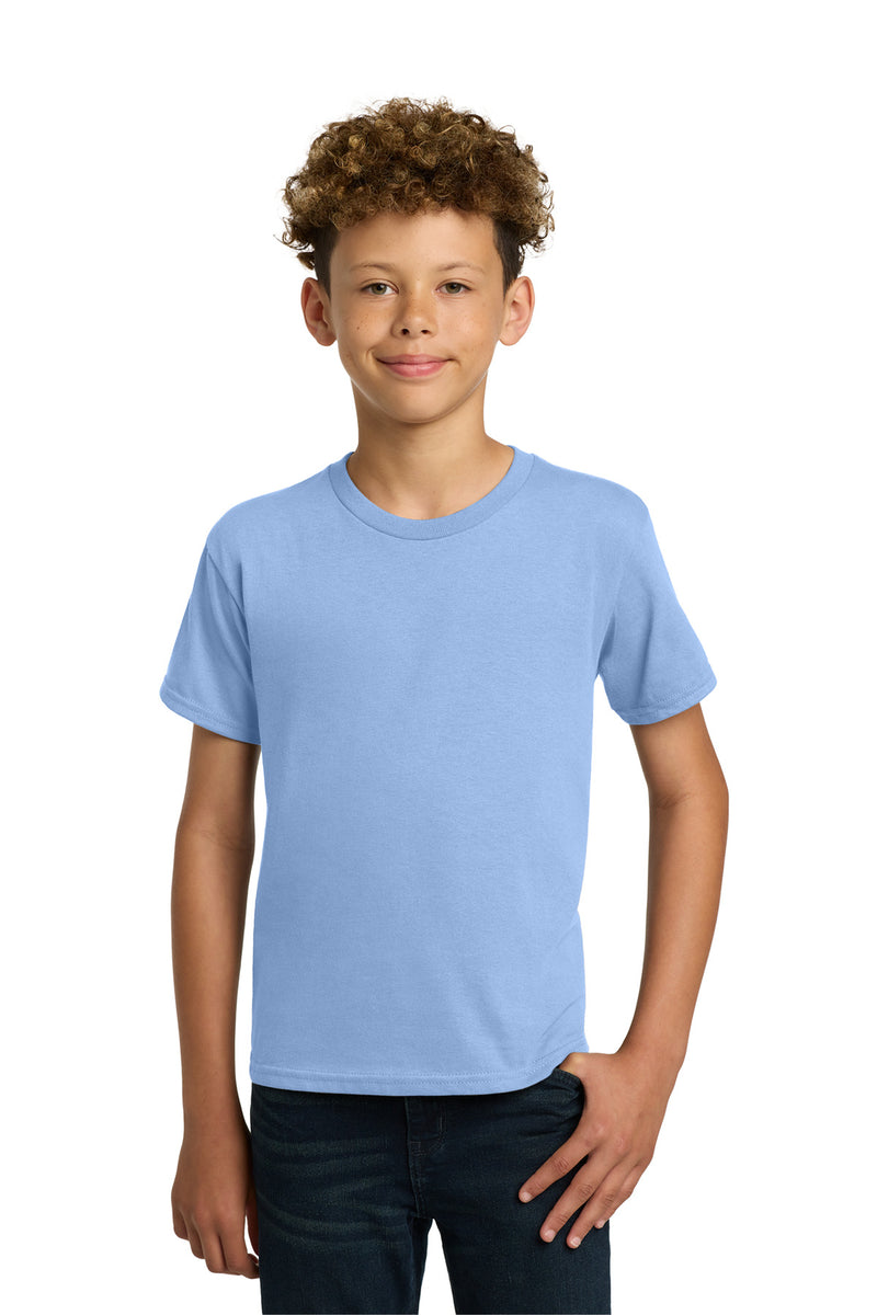 Gildan - Youth  Heavy Cotton 100% Cotton T-Shirt - Light Blue
