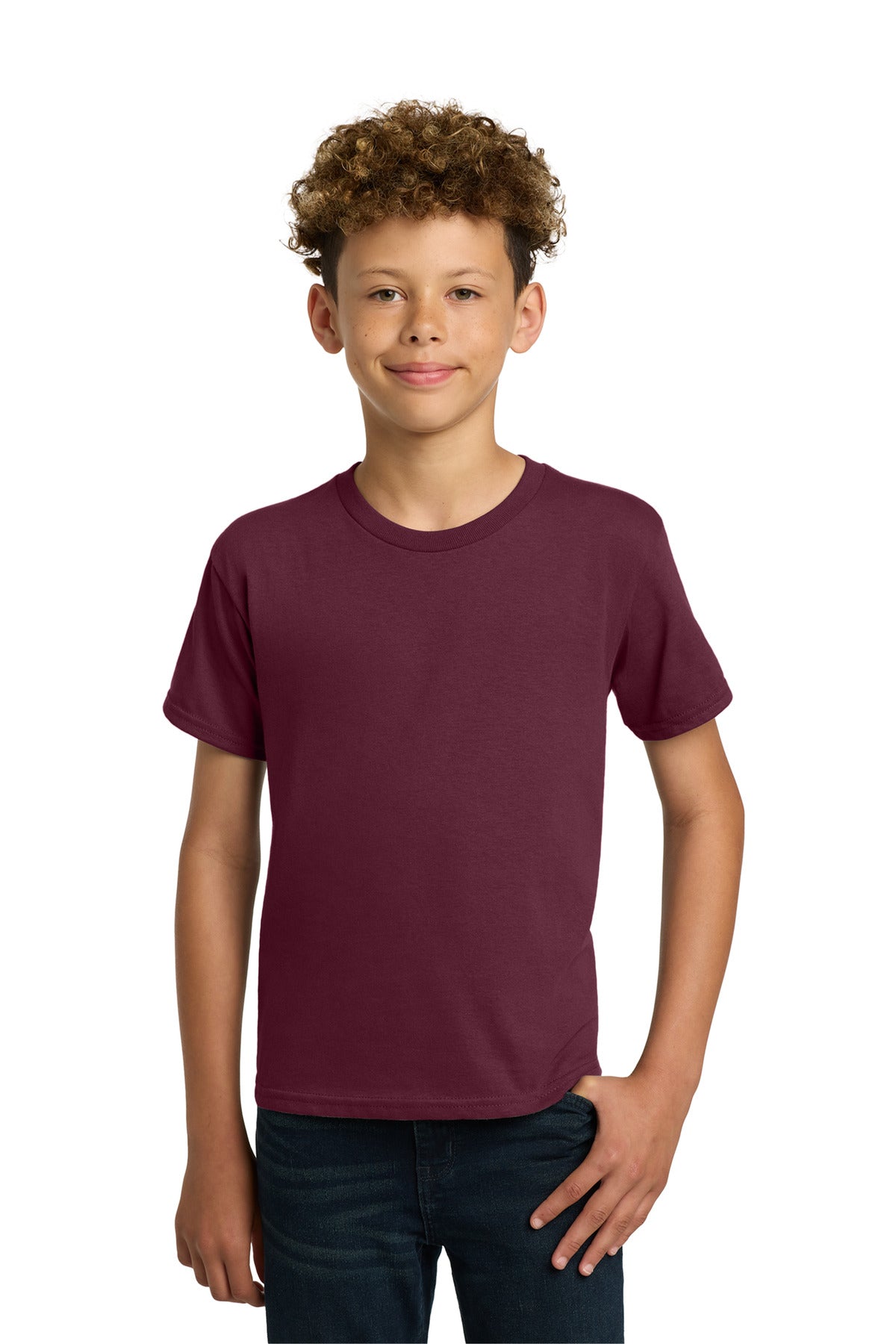Gildan - Youth  Heavy Cotton 100% Cotton T-Shirt - Maroon