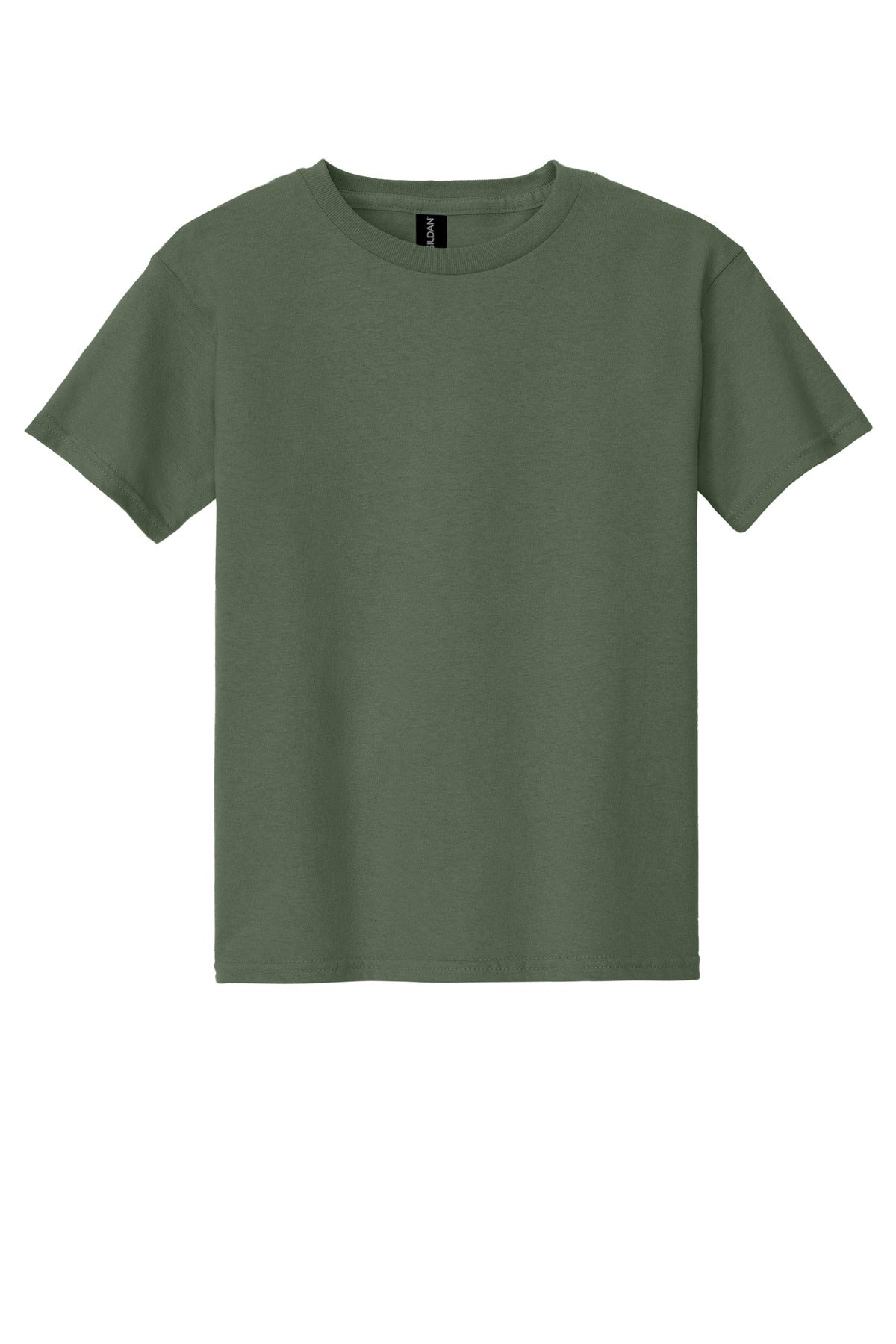 Gildan - Youth  Heavy Cotton 100% Cotton T-Shirt - Military Green