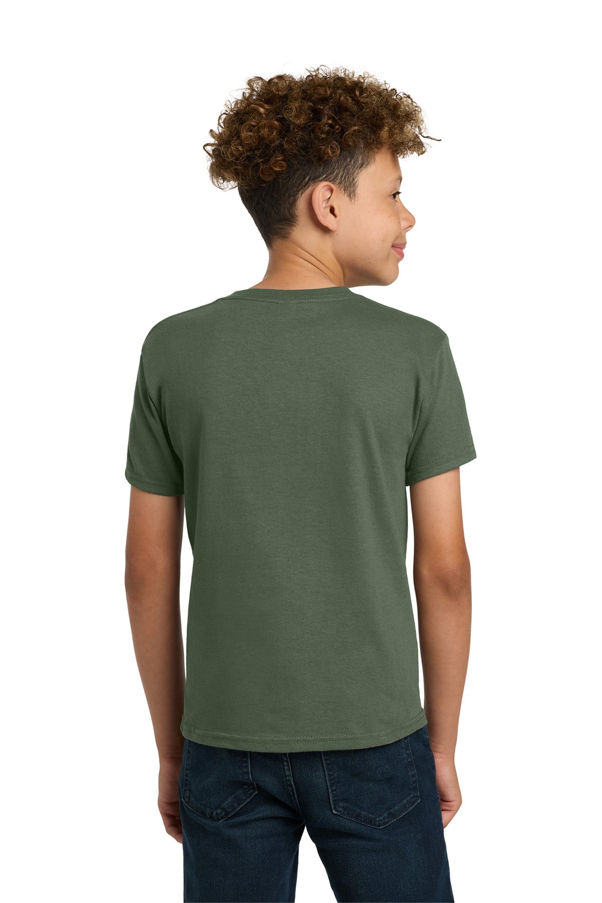 Gildan - Youth  Heavy Cotton 100% Cotton T-Shirt - Military Green