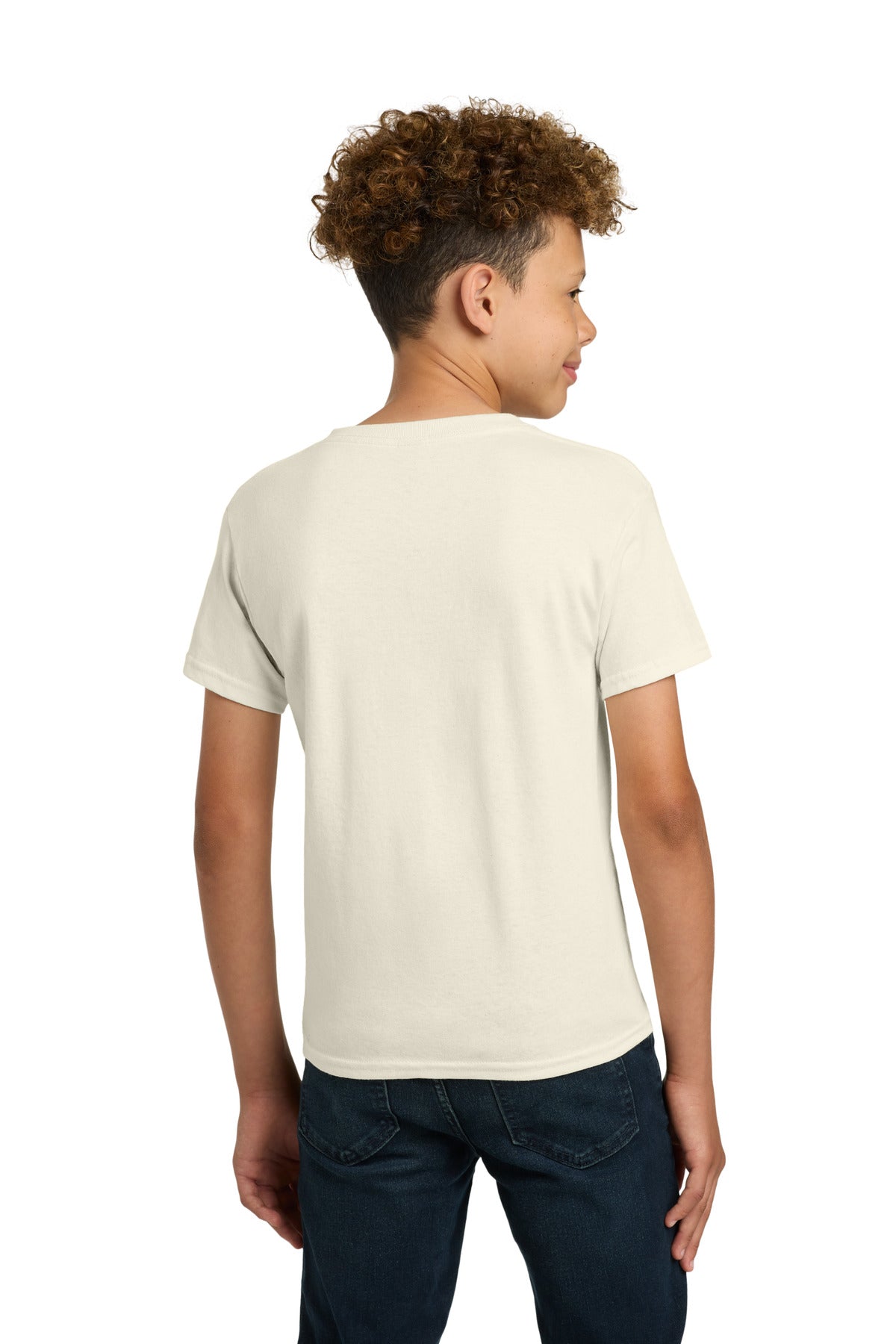 Gildan - Youth  Heavy Cotton 100% Cotton T-Shirt - Natural