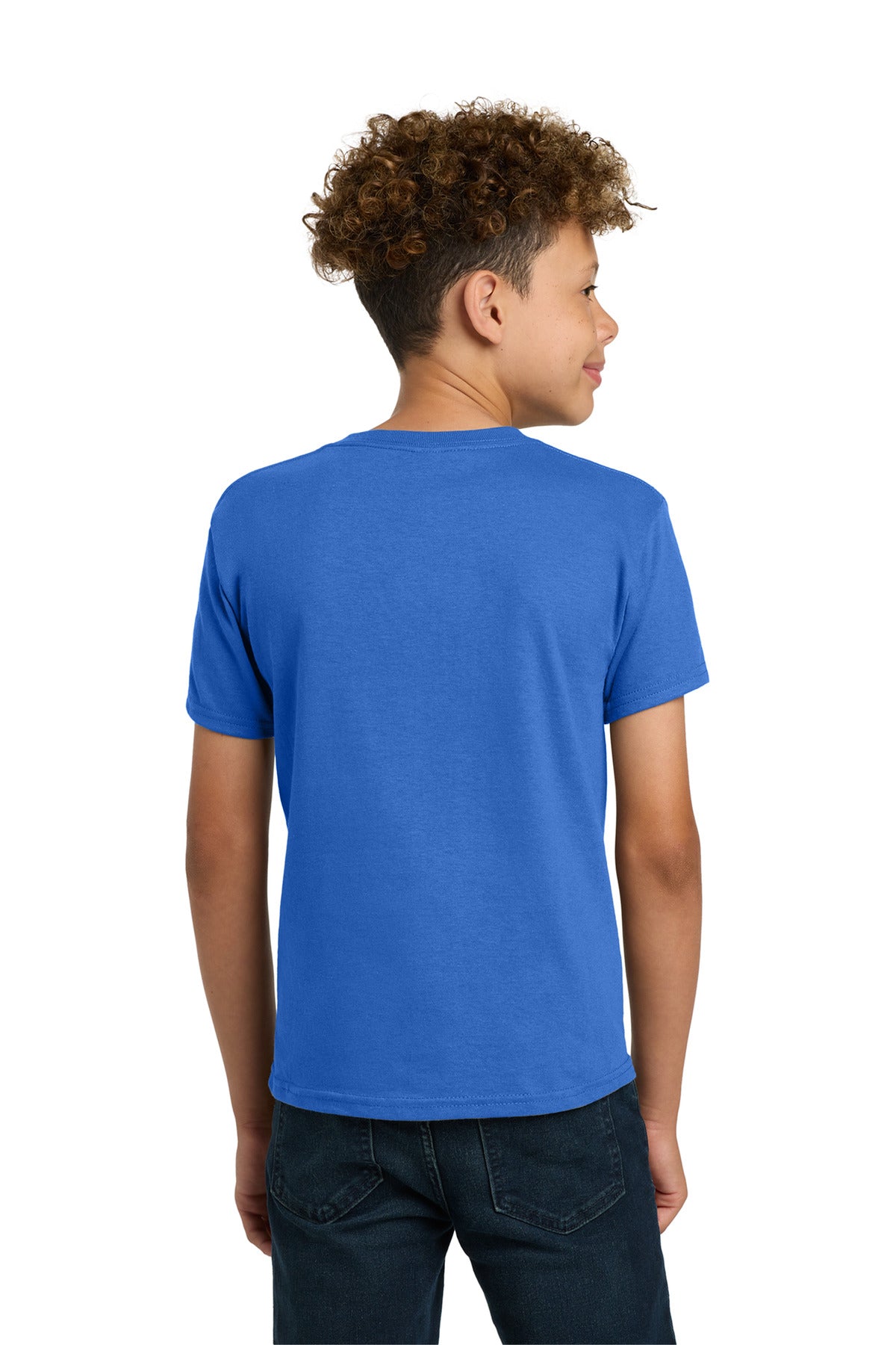 Gildan - Youth  Heavy Cotton 100% Cotton T-Shirt - Neon Blue