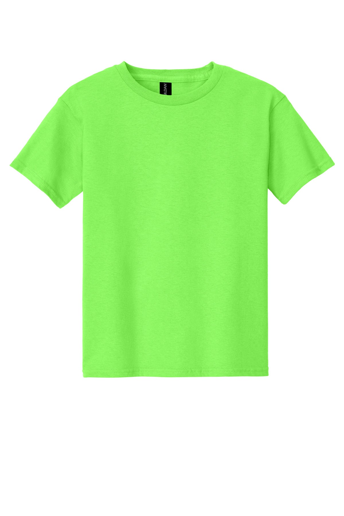 Gildan - Youth  Heavy Cotton 100% Cotton T-Shirt - Neon Green