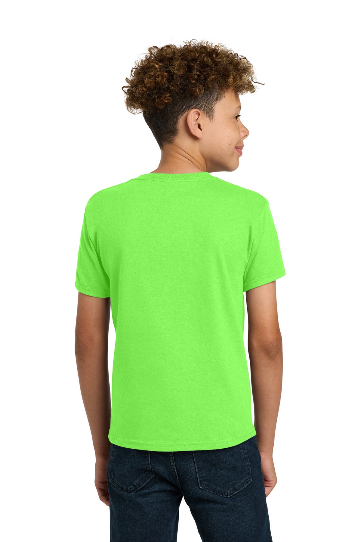 Gildan - Youth  Heavy Cotton 100% Cotton T-Shirt - Neon Green