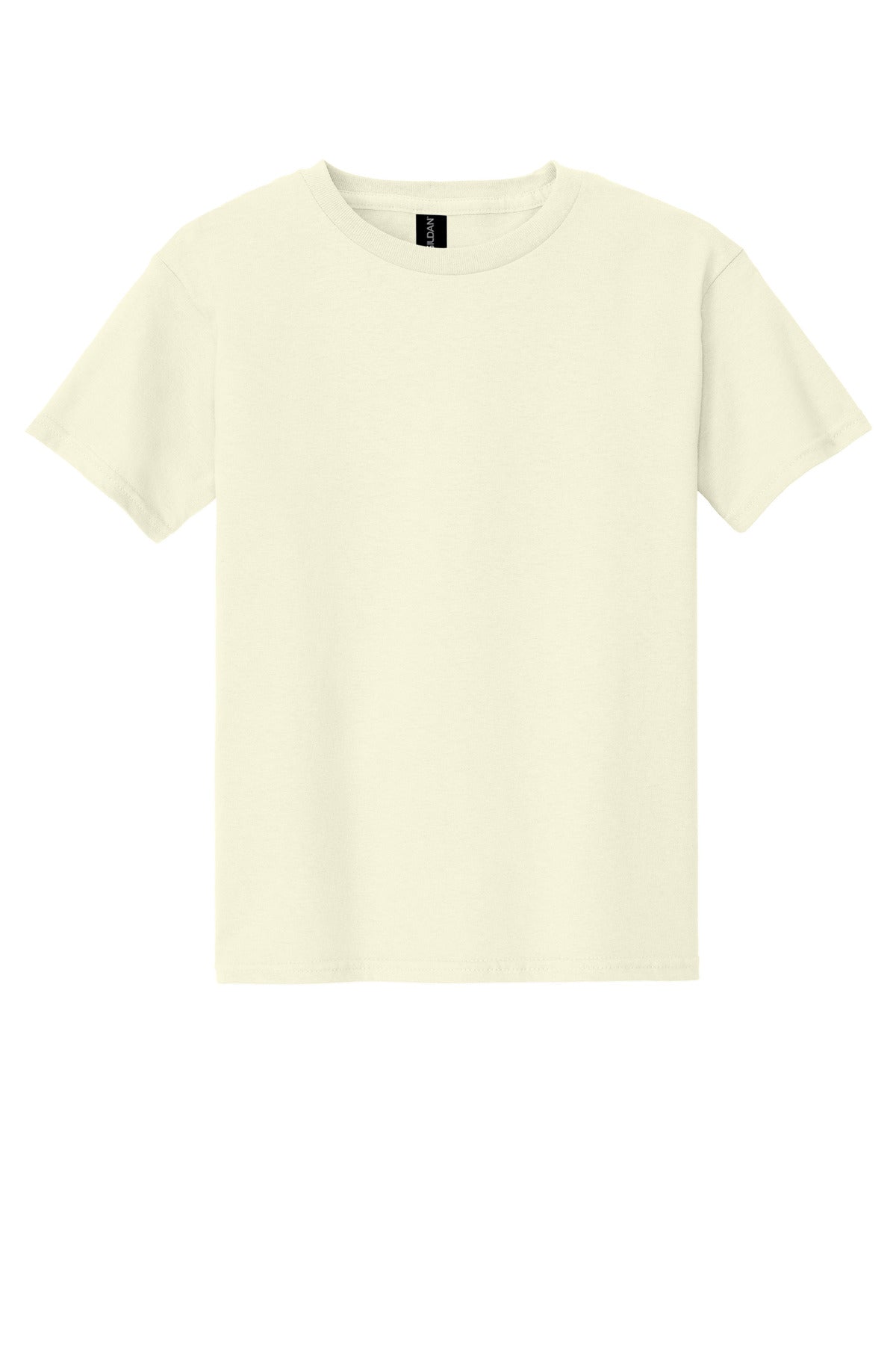 Gildan - Youth  Heavy Cotton 100% Cotton T-Shirt - Off White