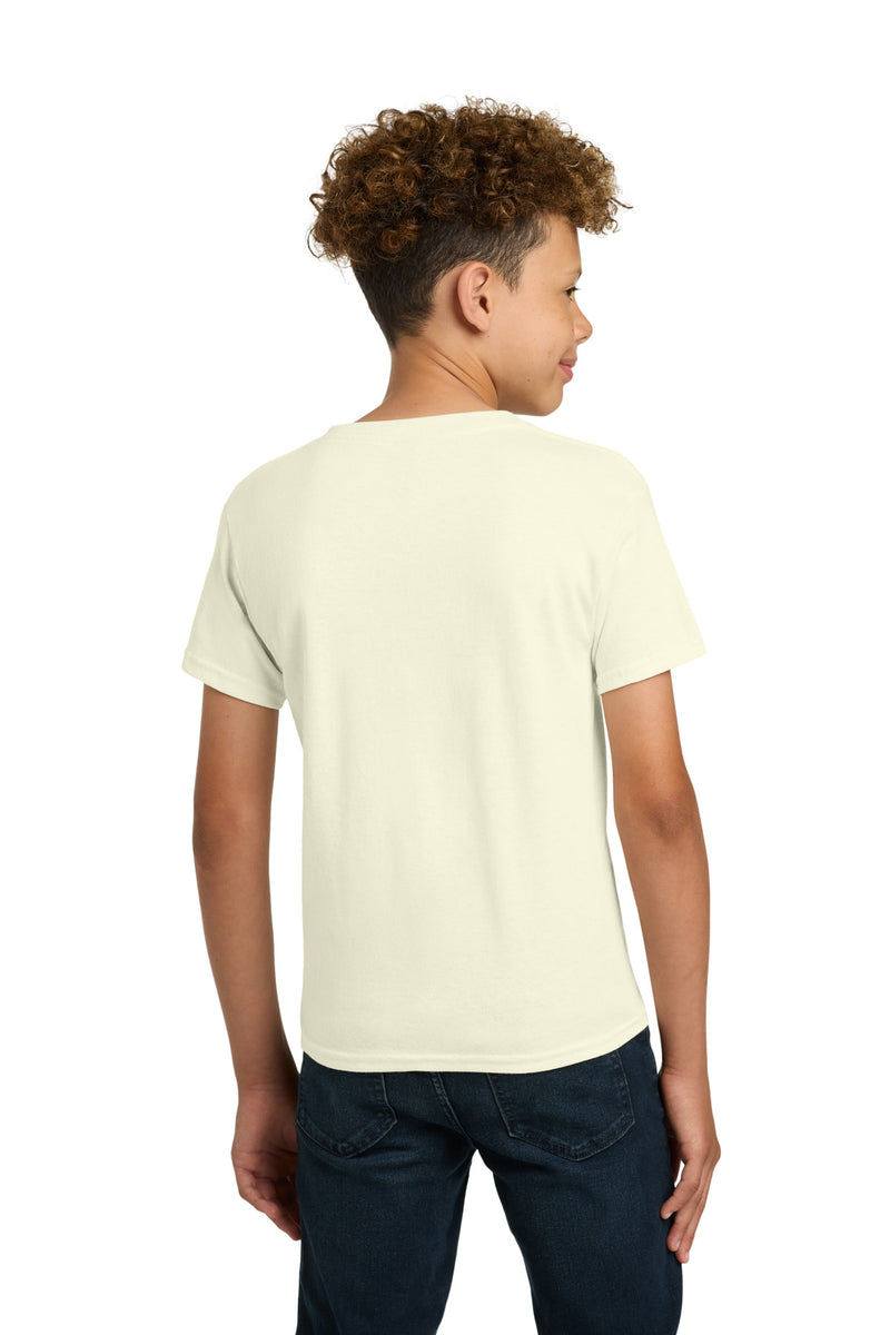 Gildan - Youth  Heavy Cotton 100% Cotton T-Shirt - Off White