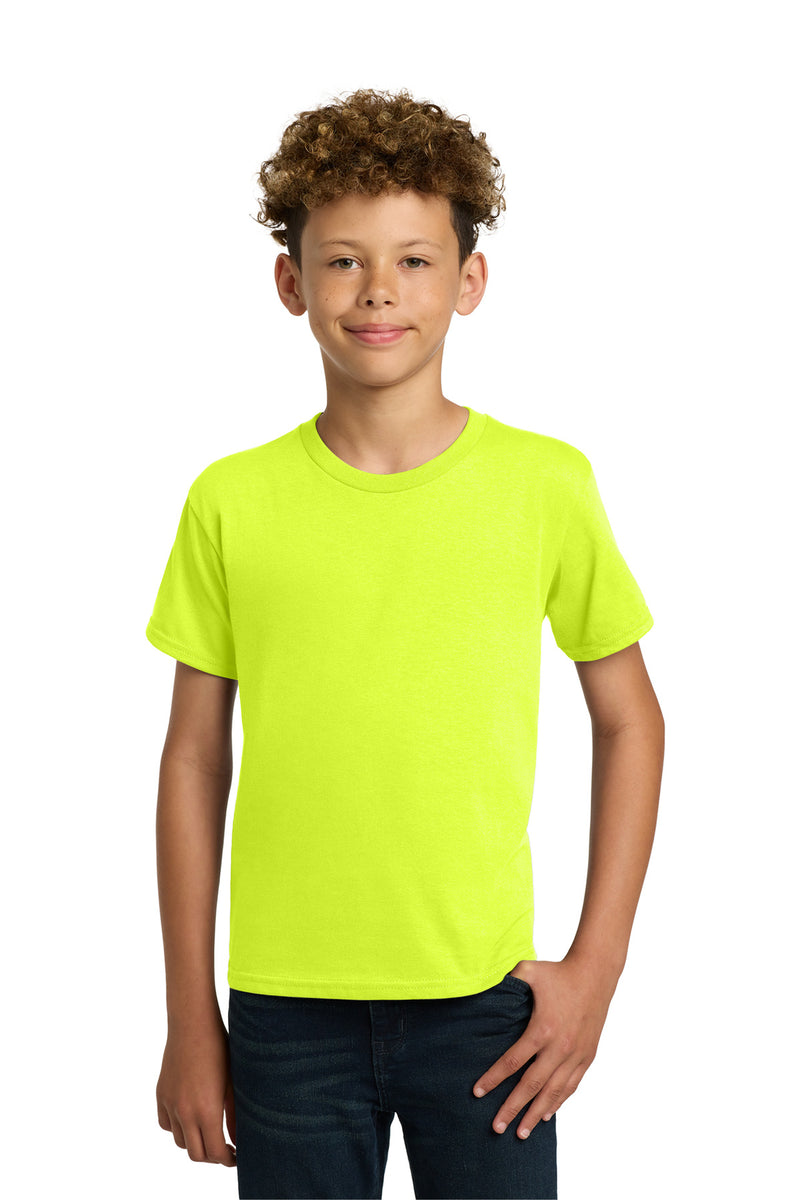 Gildan - Youth  Heavy Cotton 100% Cotton T-Shirt - Safety Green