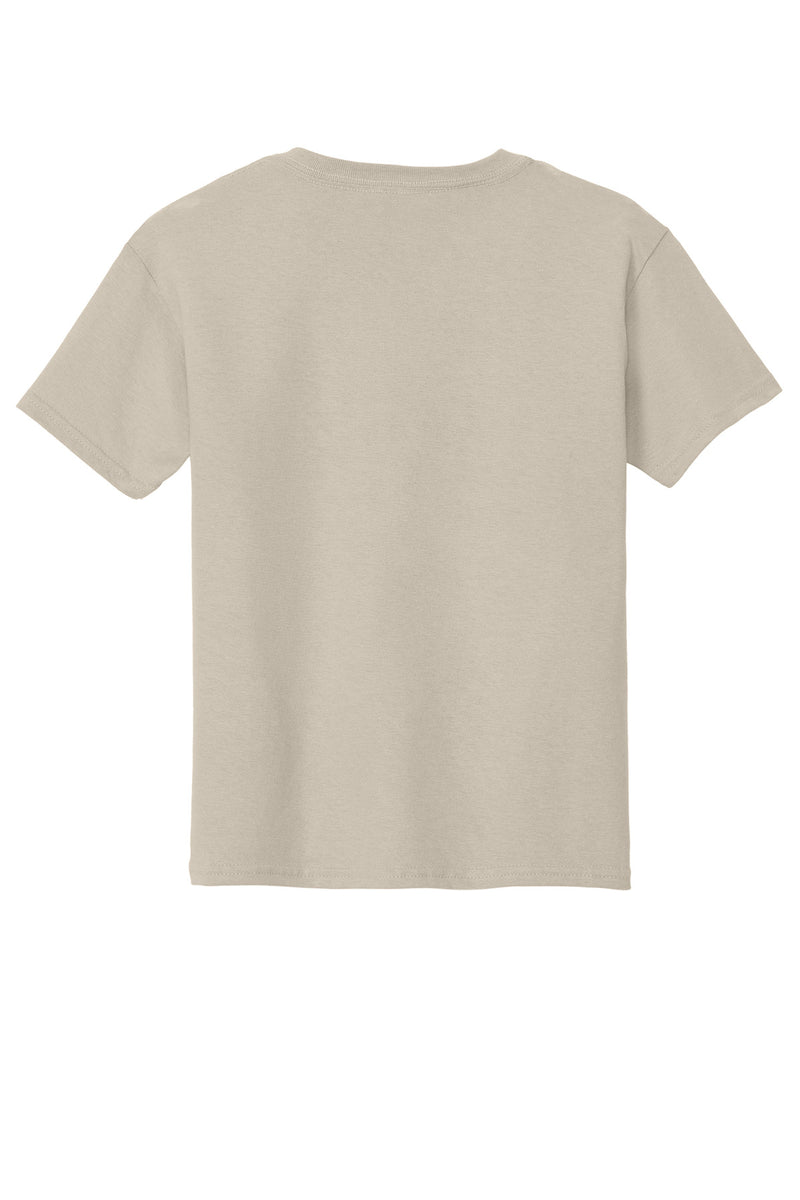 Gildan - Youth  Heavy Cotton 100% Cotton T-Shirt - Sand