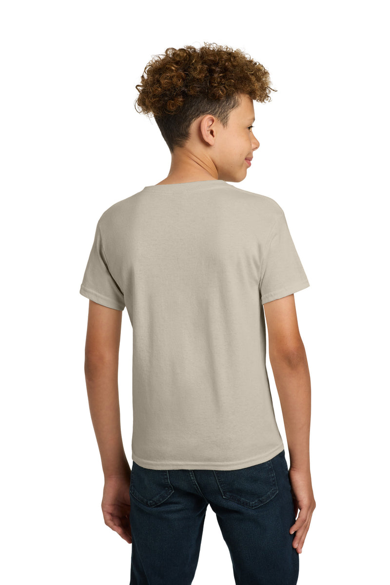 Gildan - Youth  Heavy Cotton 100% Cotton T-Shirt - Sand