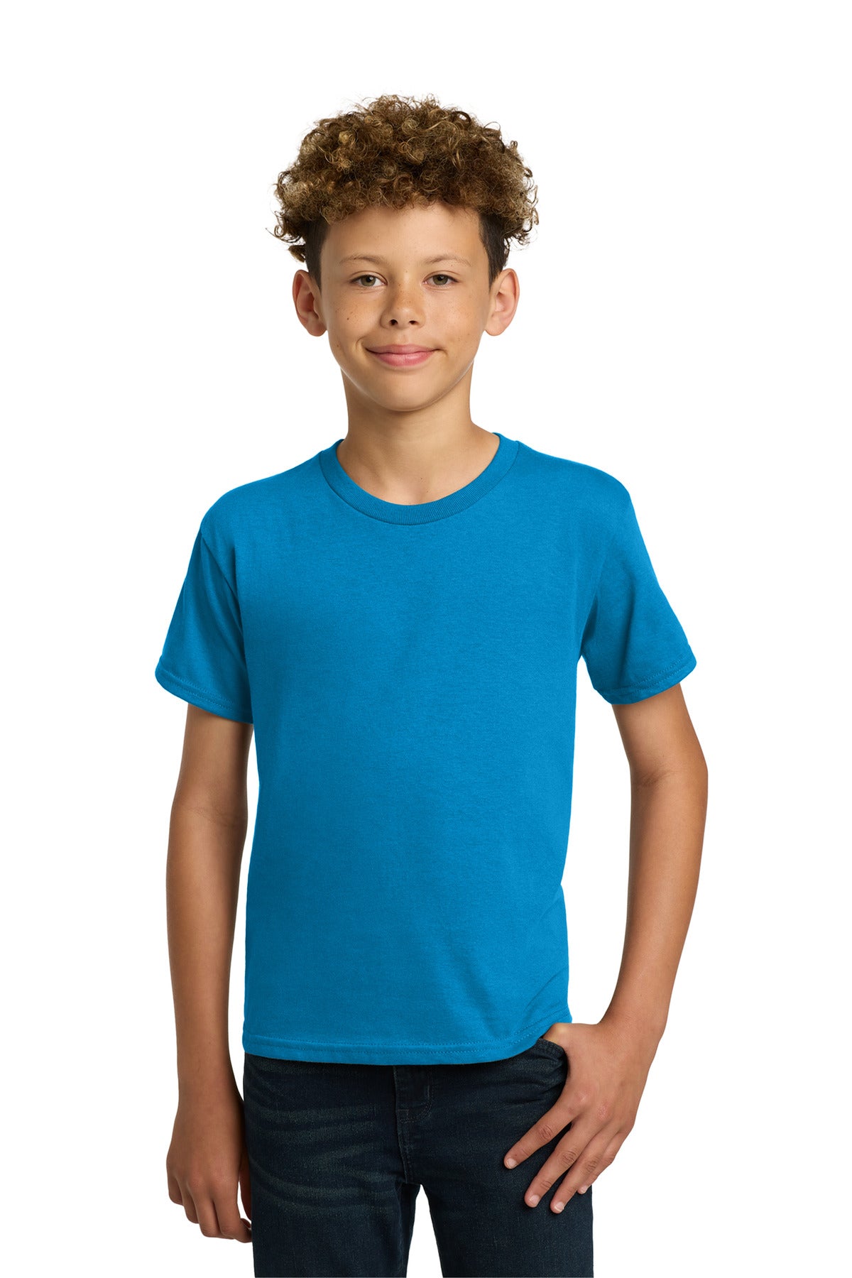 Gildan - Youth  Heavy Cotton 100% Cotton T-Shirt - Sapphire