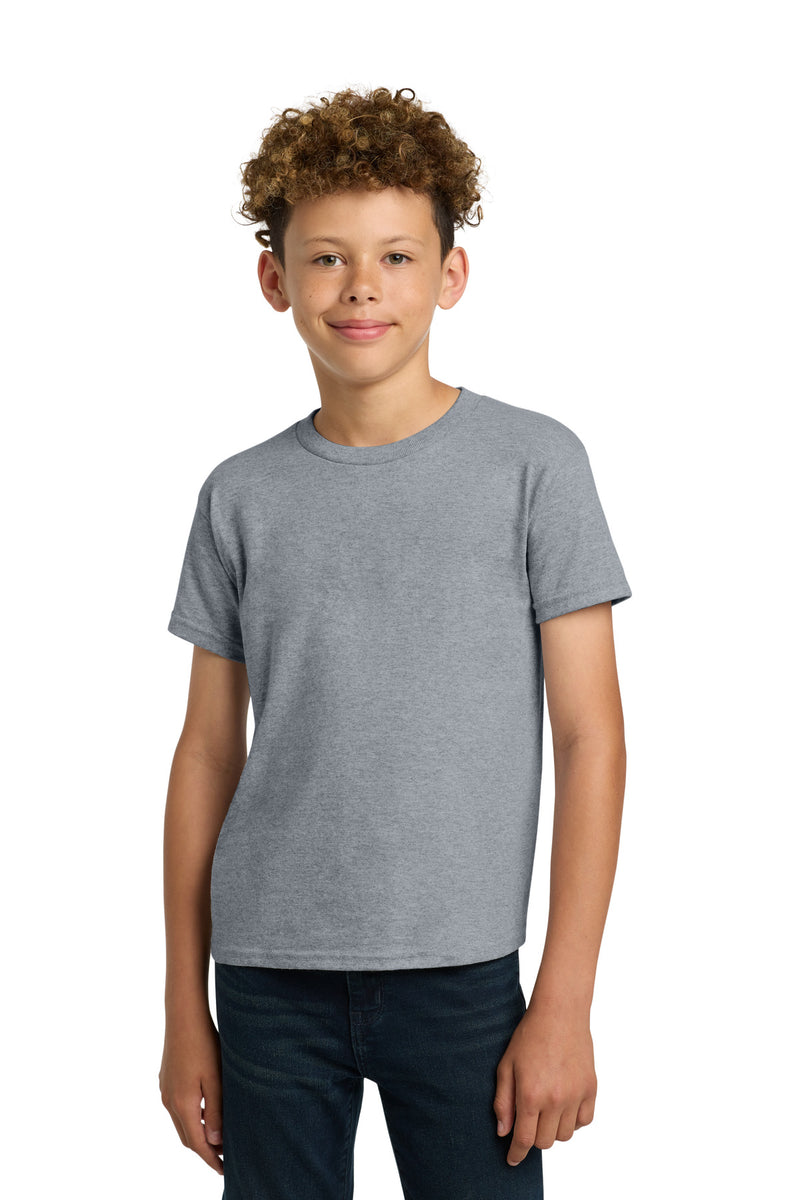 Gildan - Youth  Heavy Cotton 100% Cotton T-Shirt - Sport Grey