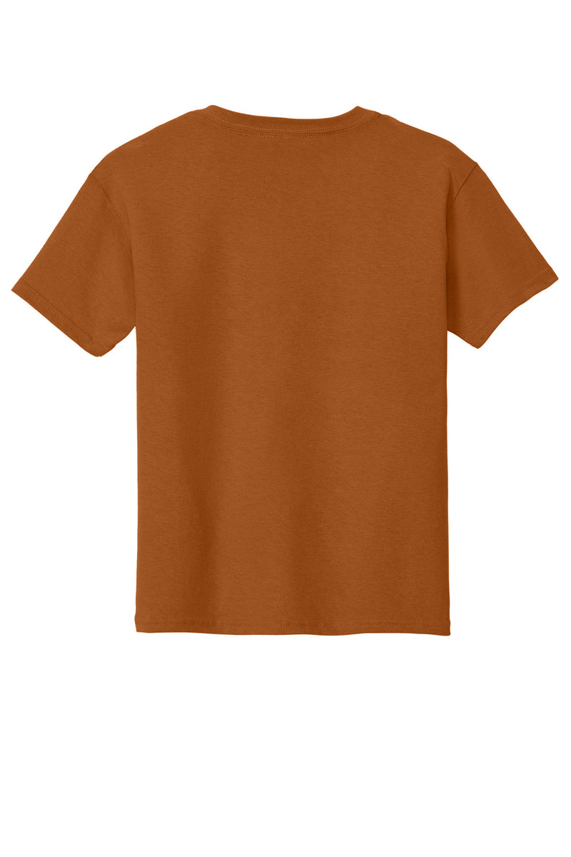 Gildan - Youth  Heavy Cotton 100% Cotton T-Shirt - Texas Orange