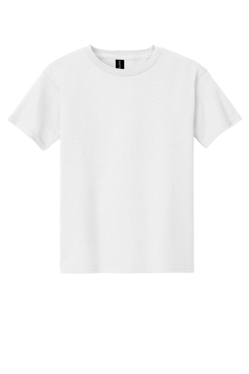 Gildan - Youth  Heavy Cotton 100% Cotton T-Shirt - White