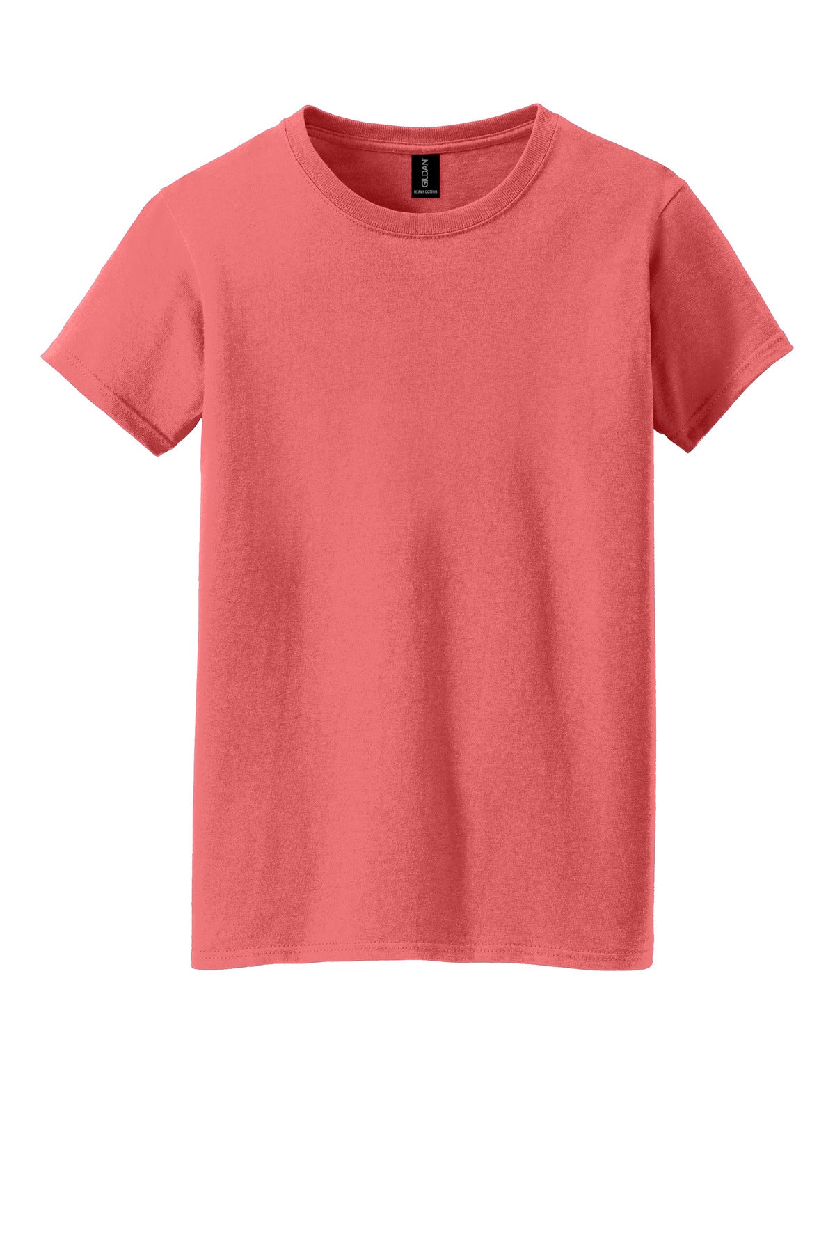 Gildan Women's Heavy Cotton 100% Cotton T-Shirt - Coral Silk
