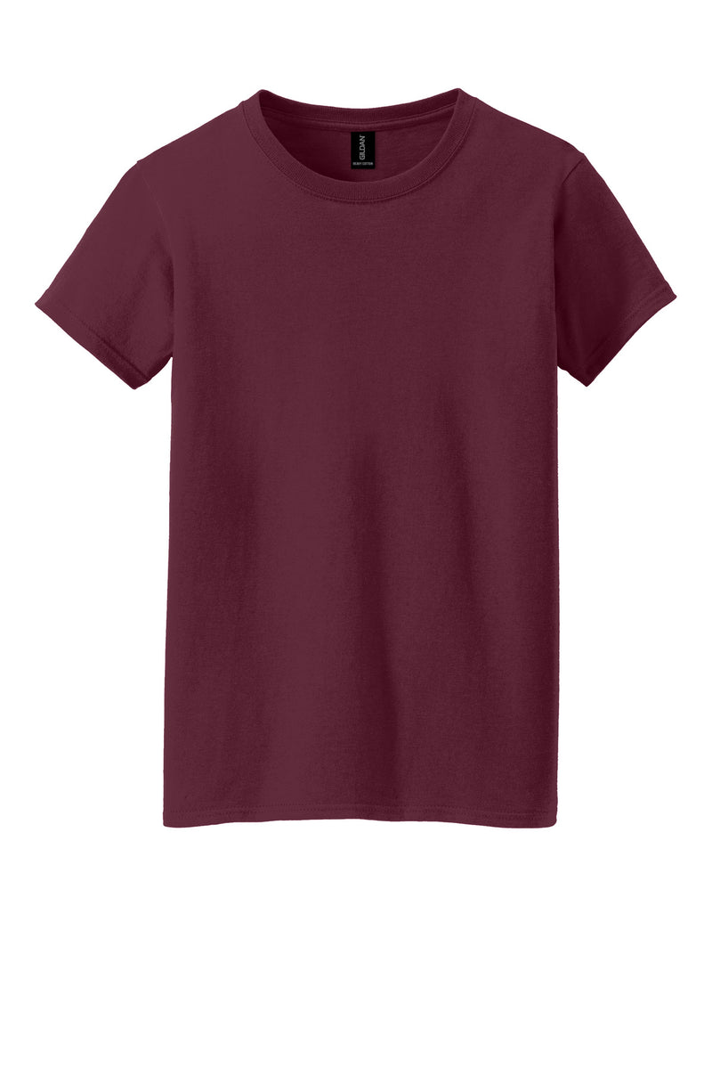 Gildan Women's Heavy Cotton 100% Cotton T-Shirt - Maroon