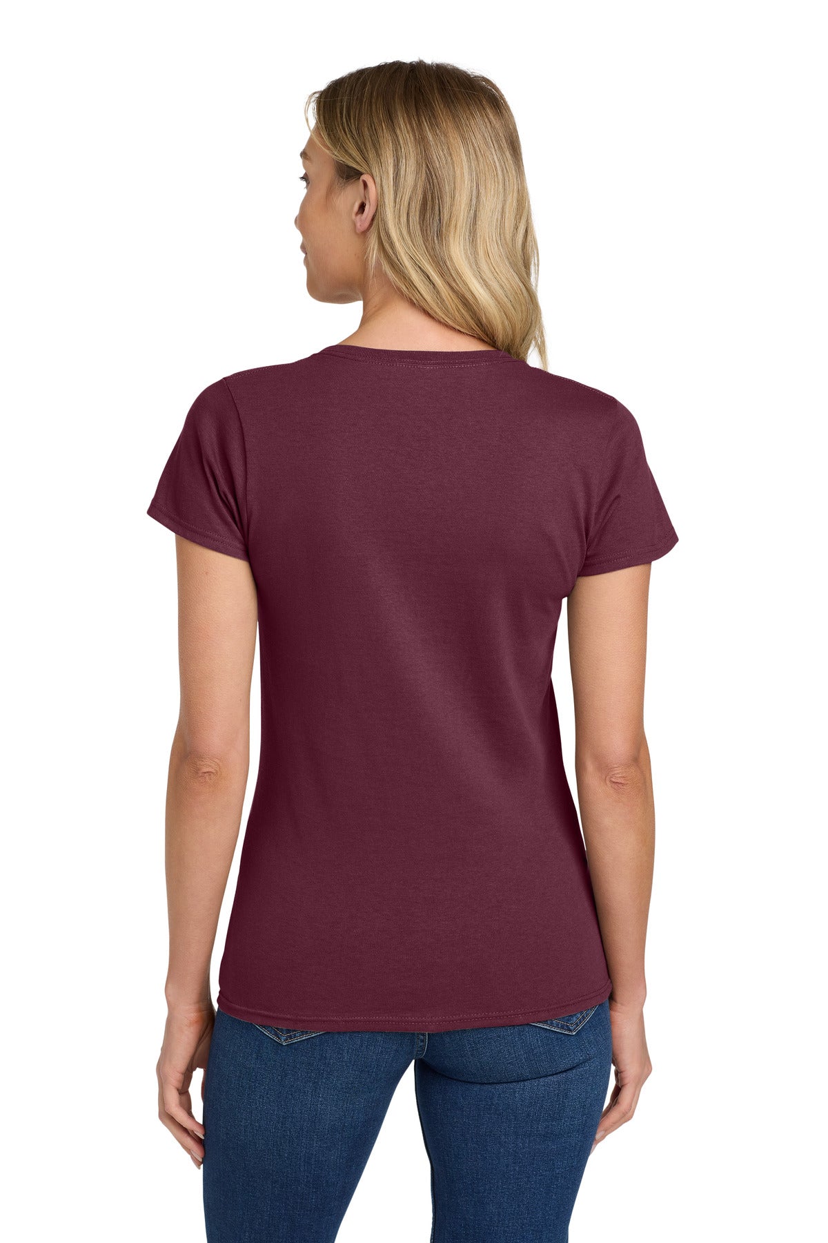 Gildan Women's Heavy Cotton 100% Cotton T-Shirt - Maroon