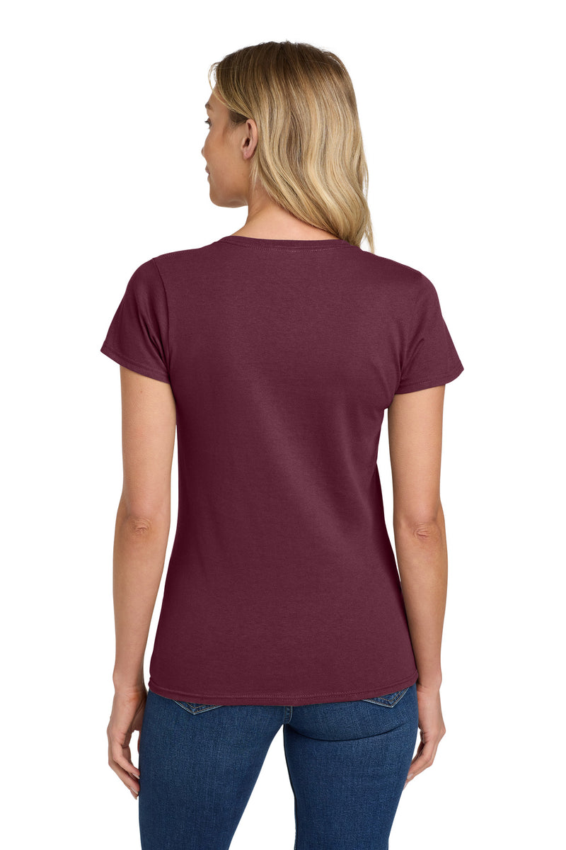 Gildan Women's Heavy Cotton 100% Cotton T-Shirt - Maroon