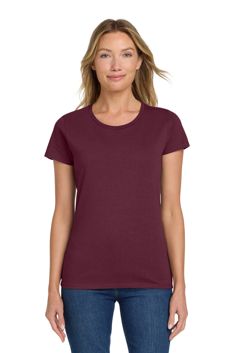 Gildan Women's Heavy Cotton 100% Cotton T-Shirt - Maroon