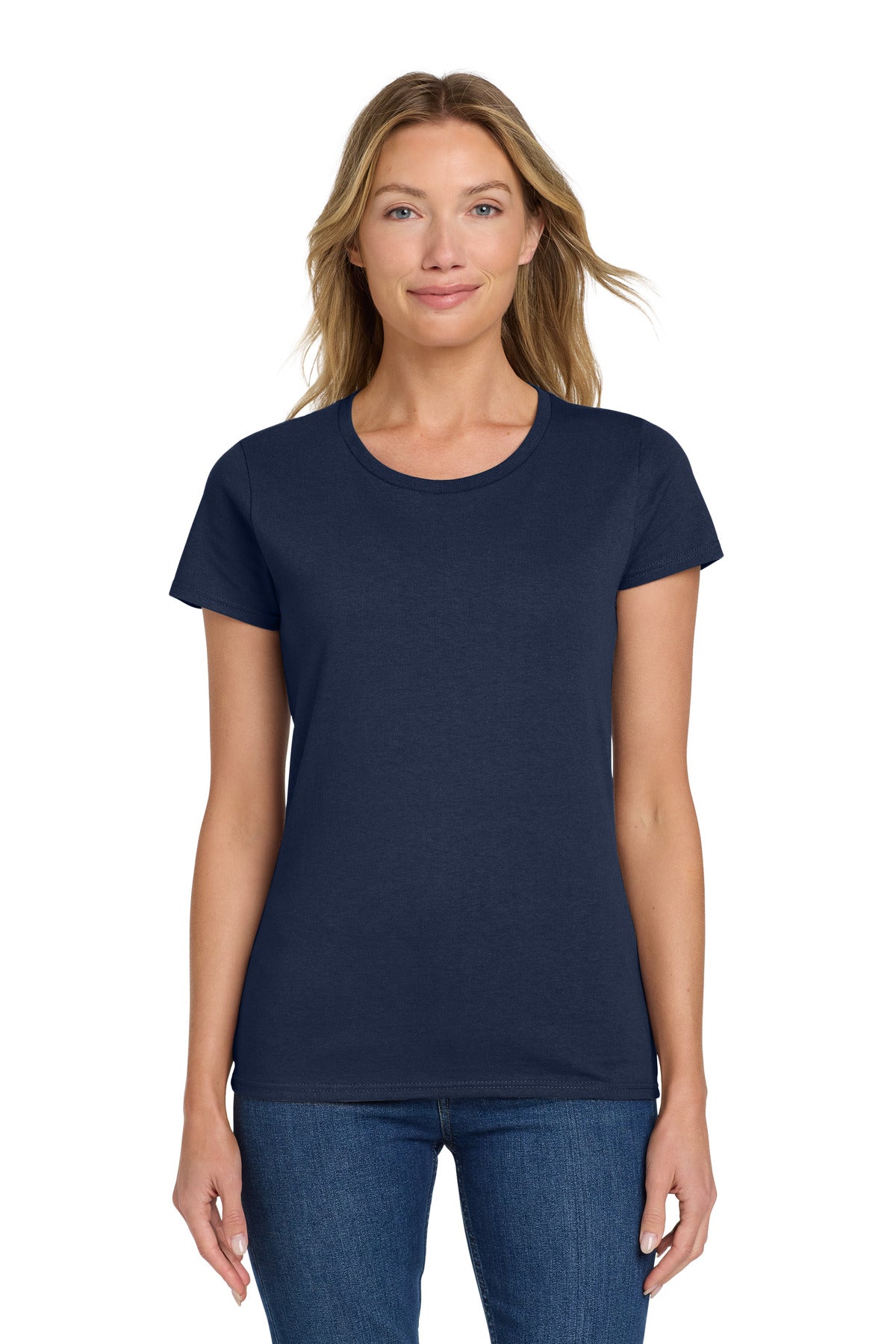 Gildan Women's Heavy Cotton 100% Cotton T-Shirt - Navy