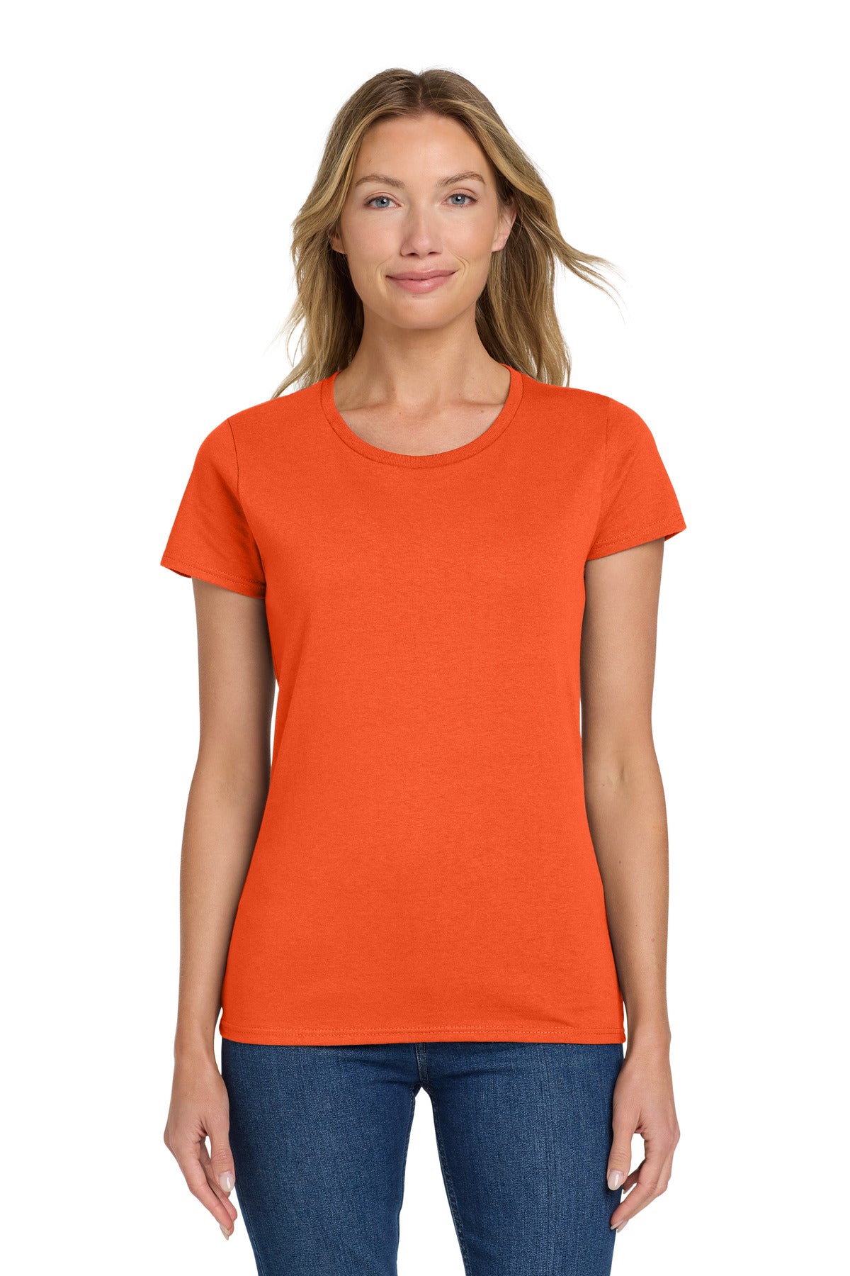 Gildan Women's Heavy Cotton 100% Cotton T-Shirt - Orange