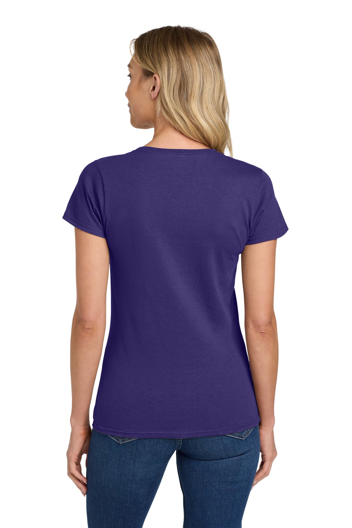 Gildan Women's Heavy Cotton 100% Cotton T-Shirt - Purple