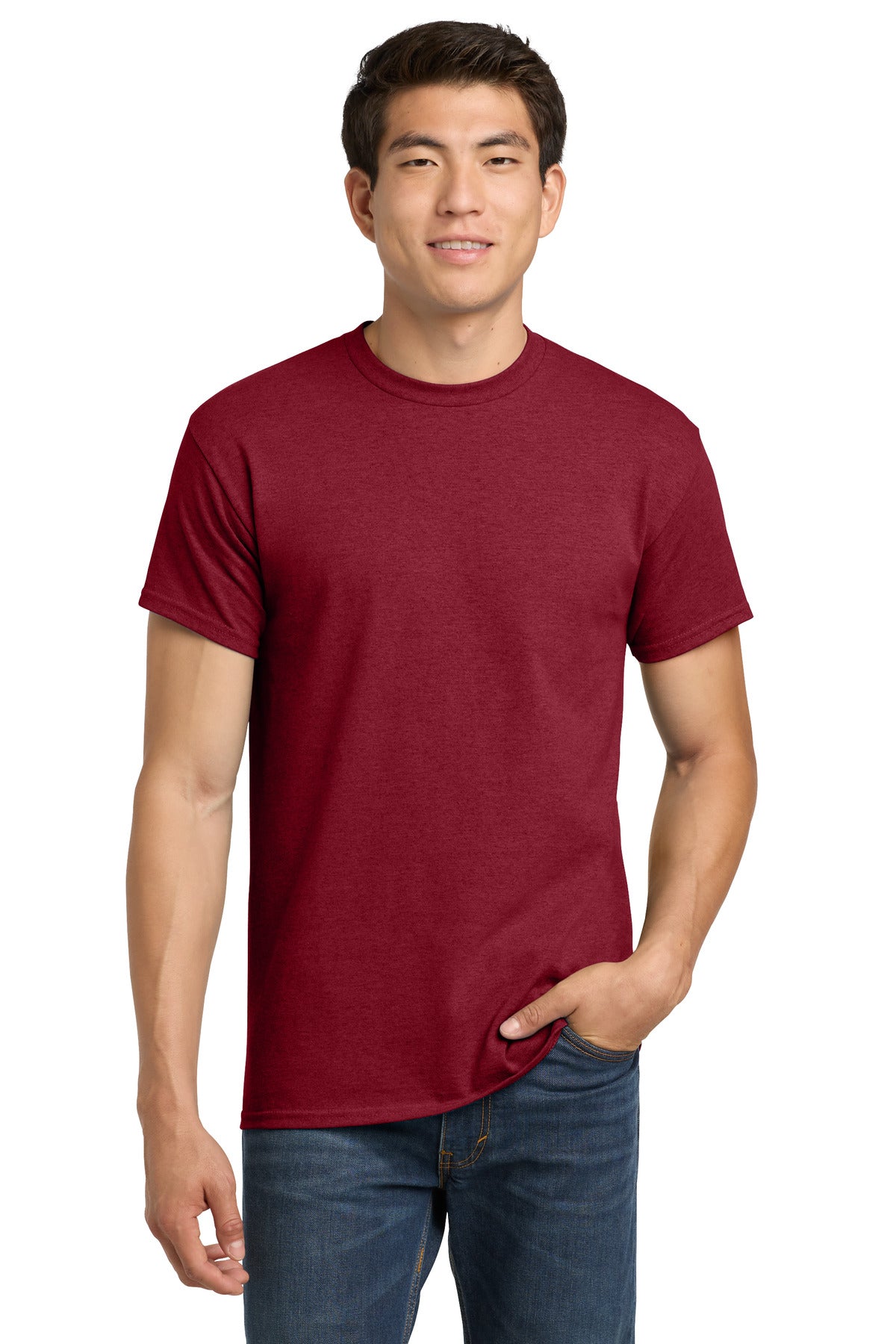 Gildan - Heavy Cotton 100% Cotton T-Shirt - Antique Cherry Red