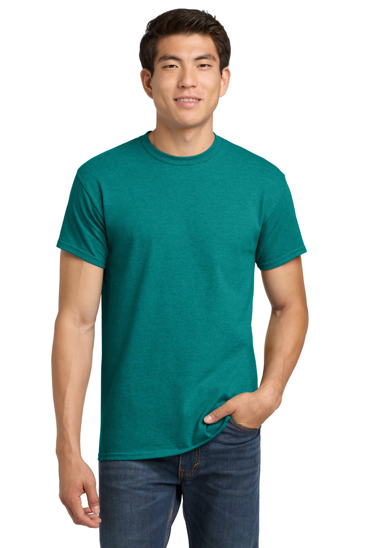 Gildan - Heavy Cotton 100% Cotton T-Shirt - Antique Jade Dome