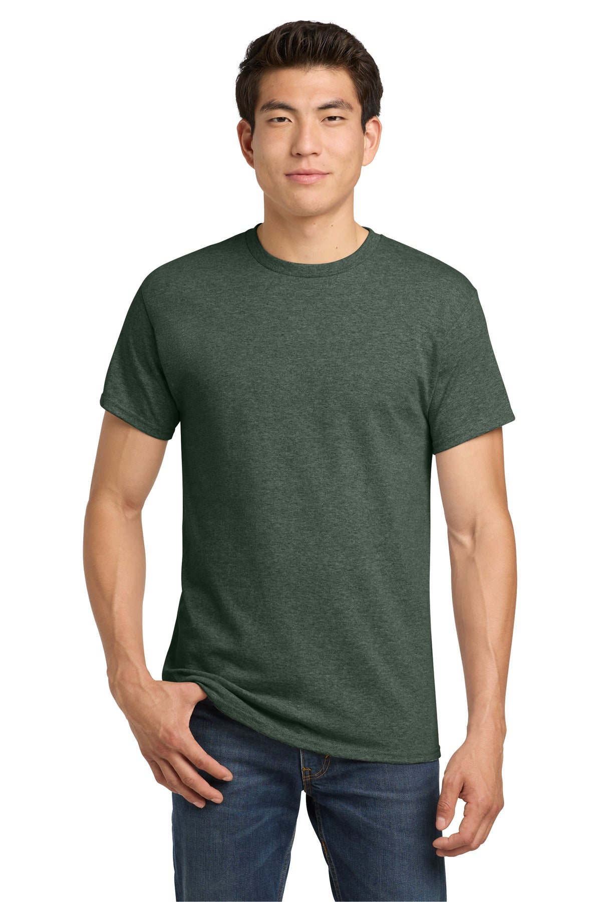 Gildan - Heavy Cotton 100% Cotton T-Shirt - Heather Military Green