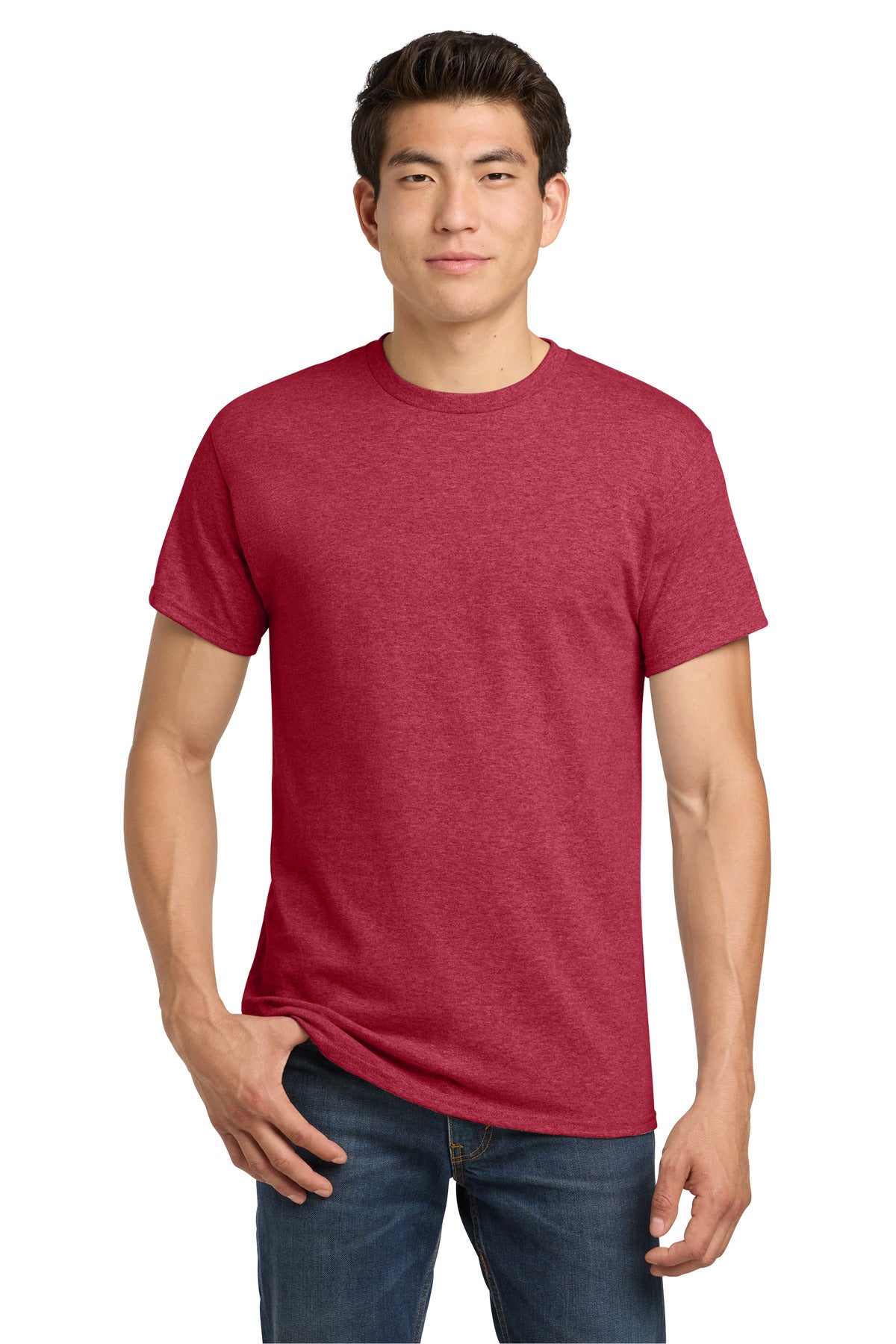 Gildan - Heavy Cotton 100% Cotton T-Shirt - Heather Red