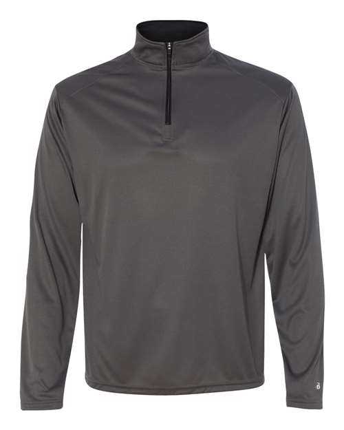 Men's B-Core Quarter-Zip Pullover - Graphite/ Black