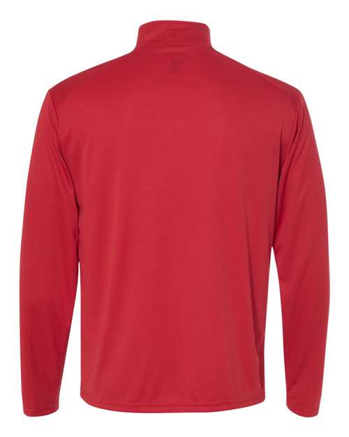 Men's B-Core Quarter-Zip Pullover - Red/ Graphite