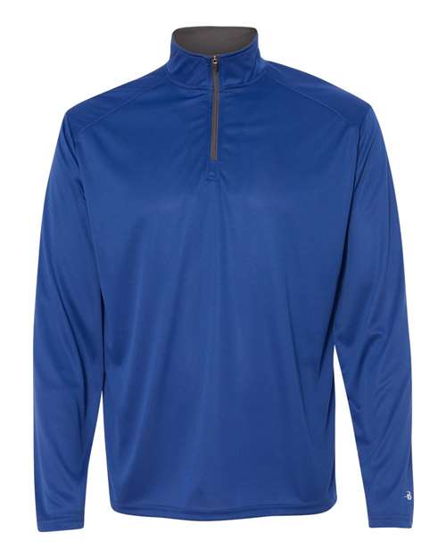 Men's B-Core Quarter-Zip Pullover - Royal/ Graphite
